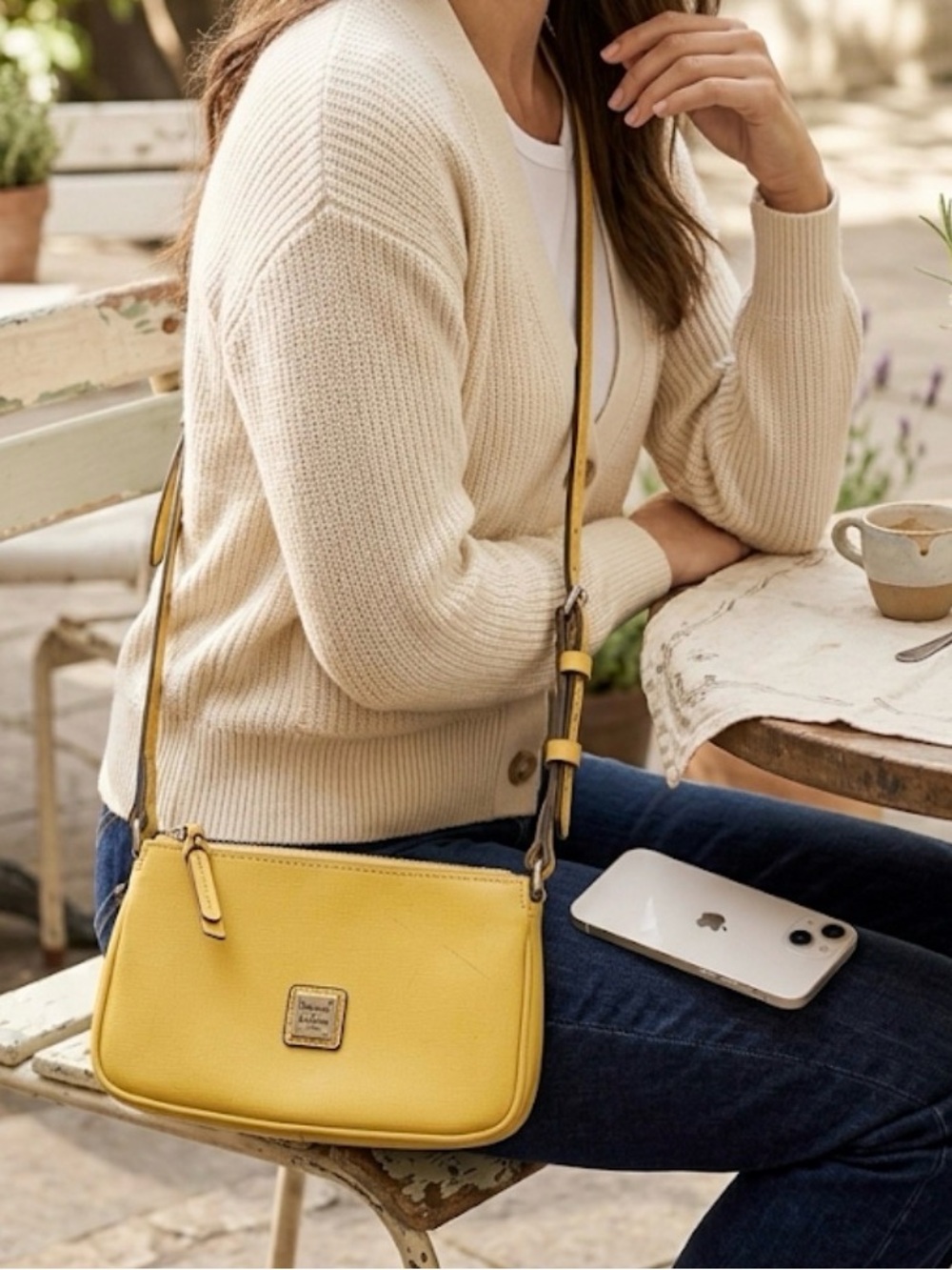 Dooney & Bourke Yellow Crossbody Bag